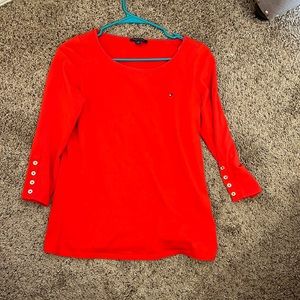 Red Tommy hilgiger top!